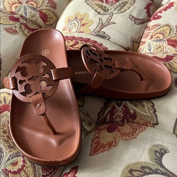 Tory Burch Brown Sandals - Picture 3 of 9